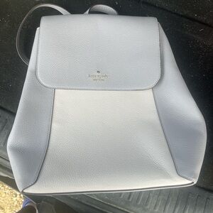 Kate Spade Light Gray Backpack